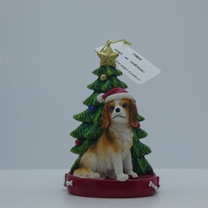 CAVALIER KING CHARLES ORNEMENT 4"
