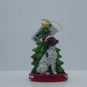 GERMAIN SHORTHAIRED POINTER ORNAMENT 4"
